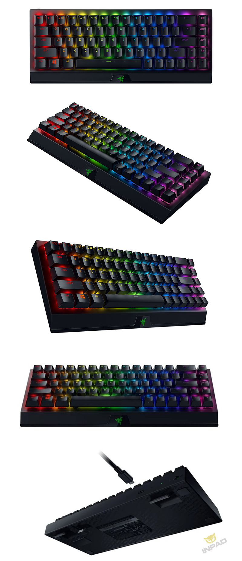 Razer 雷蛇 BlackWidow V3 Mini 黑寡婦蜘蛛65%機械式鍵盤 黃軸 中文 - 硬派精璽線上購物網