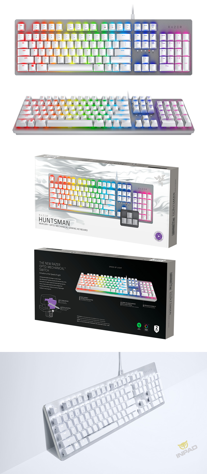 Razer Huntsman V2 紫軸 9個