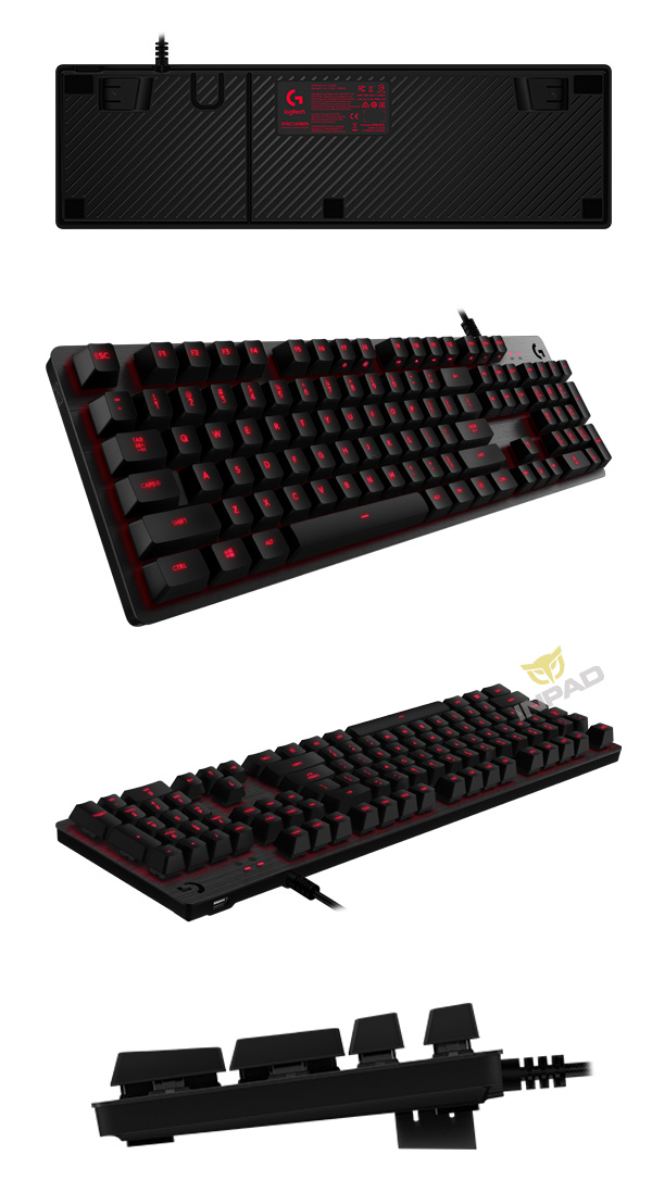 Logitech 羅技g413背光機械式鍵盤g軸中文紅光黑色銀色 有線 機械式鍵盤 鍵盤 鍵帽 鍵盤周邊 硬派精璽線上購物網