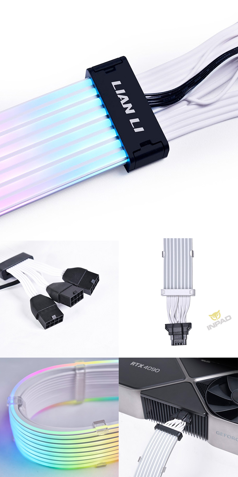 LIANLI 聯力Strimer PLUS V2 12VHPWR VGA ARGB延長線_*主機板 LIANLI 聯力Strimer PLUS V2 12VHPWR VGA ARGB延長線_*主機板
