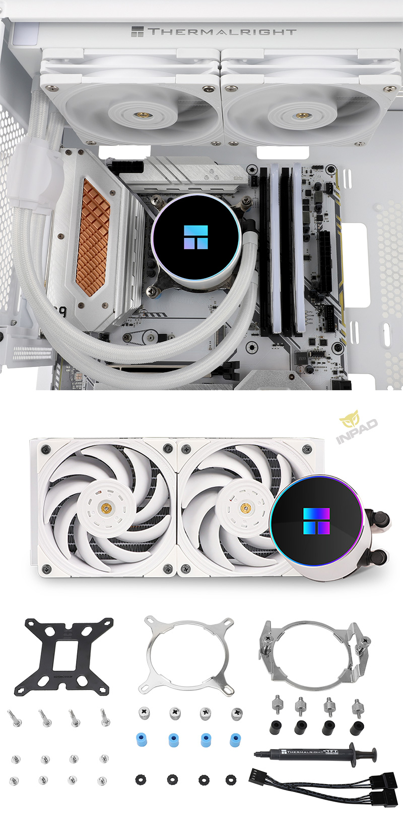 Thermalright 利民 Frozen Magic 240 Scenic V2 一體式水冷 白色_一體式水冷_★水冷|水冷配件_機殼 ...