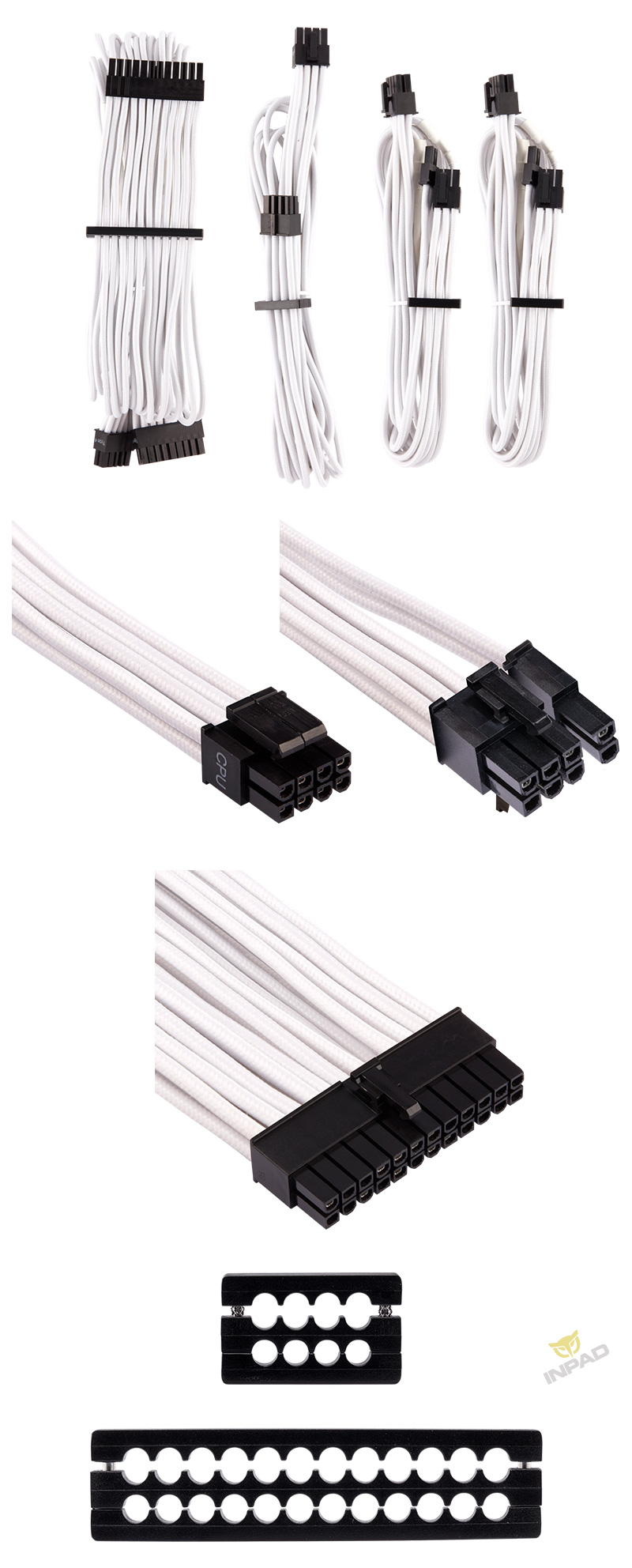 Corsair 海盜船模組電源編織線小全套新版多色可選 主機板電源線 轉接頭 組裝用線 整線工具 線材 工具 轉接設備
