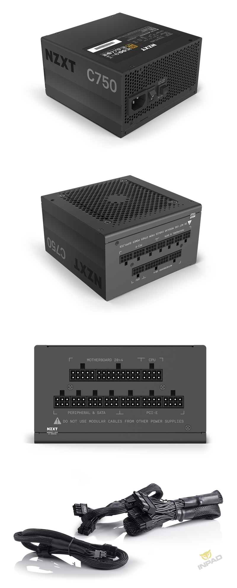 NZXT C750 750W 全模組電源供應器金牌_全模組化_筆電|電源供應器_機殼 