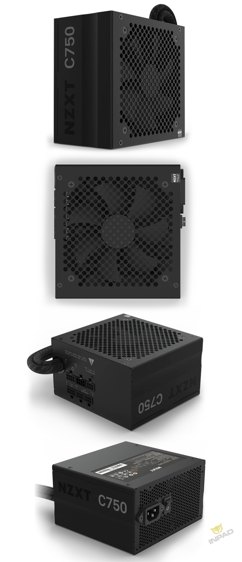 NZXT C750 銅牌750W 半模組日系電容電源供應器_半模組化_筆電|電源供應 