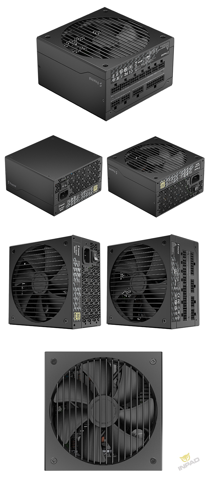 Fractal Design Ion Gold 850W 電源供應器金牌_全模組化_筆電|電源供應