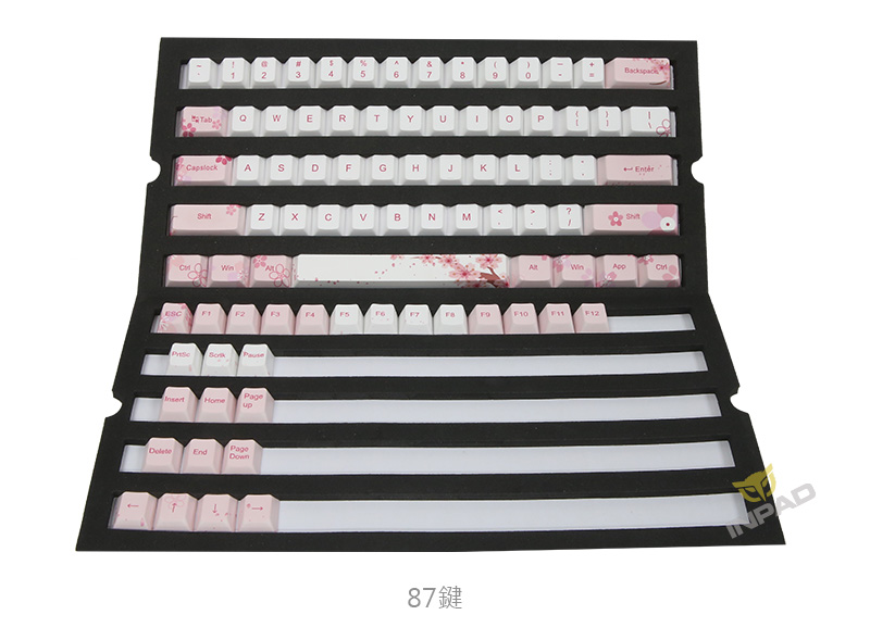 Everglide Pbt五面熱昇華鍵帽組牧野櫻花129鍵108鍵87鍵 Everglide Pbt五面熱昇華鍵帽組牧野櫻花129鍵108鍵87鍵