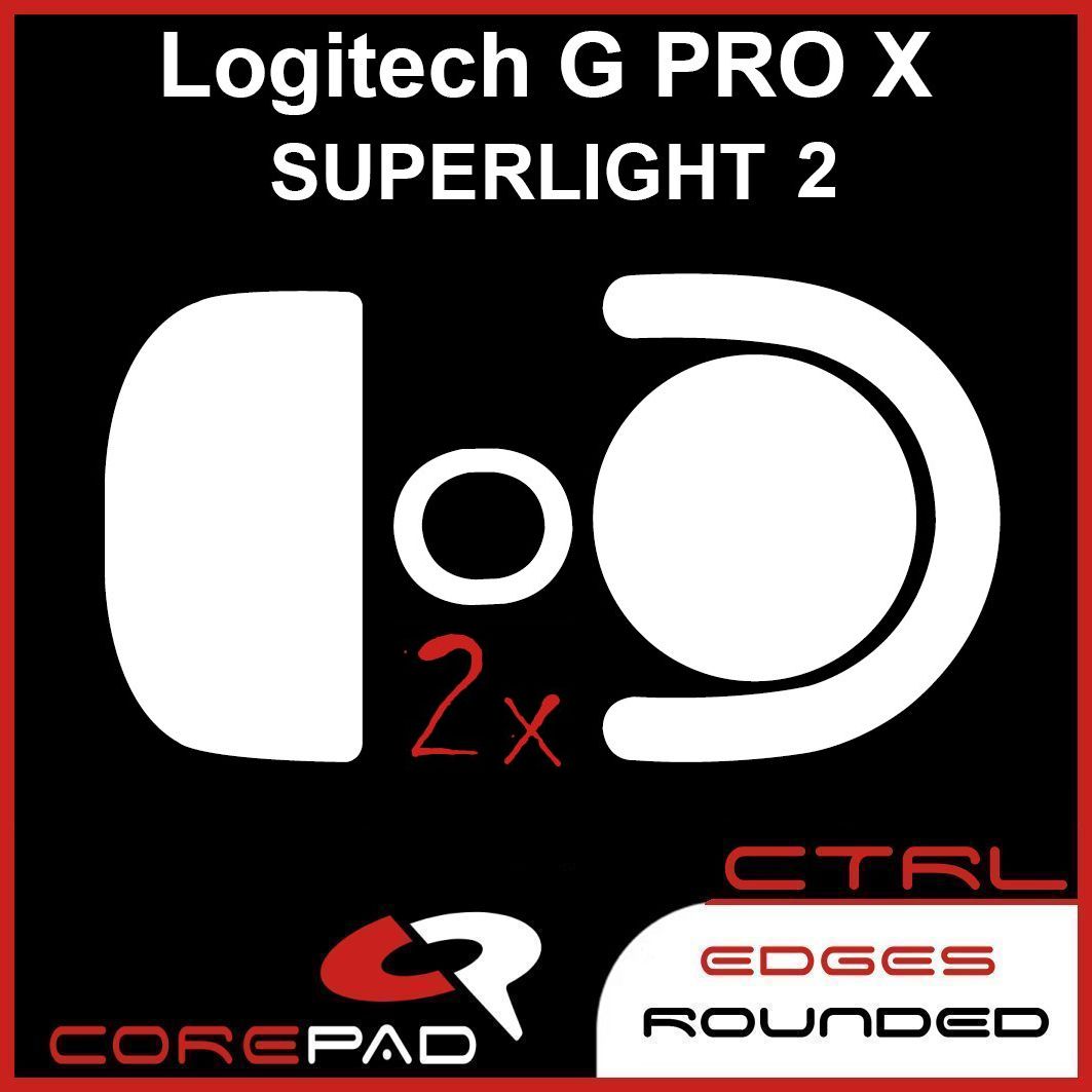 Corepad 羅技Logitech G Pro X Superlight 2 (GPWX2) 專用鼠貼CTRL
