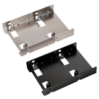 Silverstone 銀欣 SST-SDP08 3.5吋硬碟轉接架 銀色 黑色