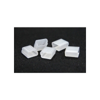 Mini USB公座用防塵蓋 透明白色 5顆裝