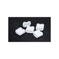 Micro USB公座用防塵蓋透明白色 5顆裝