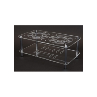 壓克力改裝品 雙層雙12CM風扇散熱架