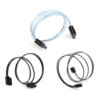 SilverStone 銀欣 CP11 超薄型接頭 SATA連接線 30公分 50公分 藍色 黑色