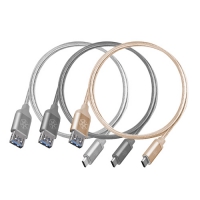 SilverStone 銀欣 CPU05 USB 3.1 Type-C轉USB傳輸線 0.5m 3色可選