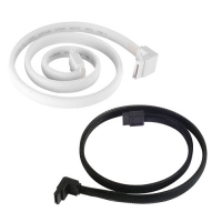 SilverStone 銀欣 CP08 90度防脫落SATA 6Gb/s 資料傳輸線 黑色 白色