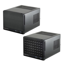 SilverStone 銀欣 SG13B 機殼 黑色鐵網面板 金屬紋塑膠面板