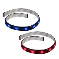 SilverStone 銀欣 LS01 炫亮LED燈條 藍光 紅光