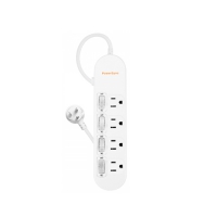 PowerSync 群加 防雷擊4開4插延長線 1.8M  2.7M  4.5M