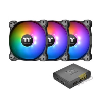 Thermaltake 曜越 Pure Plus 12 LED RGB 水冷排風扇 Premium 頂級版 三風扇