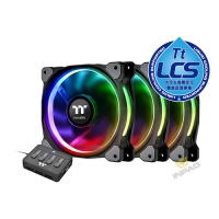 Thermaltake 曜越Riing Plus H14 RGB 水冷排風扇 三風扇