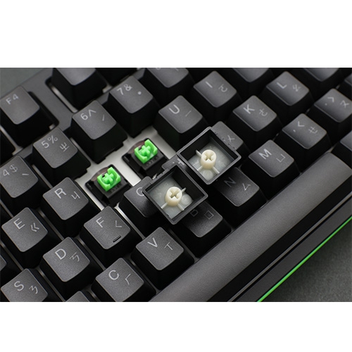送酥鴨>Ducky X Razer 聯名款ONE 2 108鍵PBT二色鍵帽機械式鍵盤黑色綠
