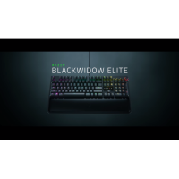 Razer 雷蛇 BlackWidow Elite黑寡婦蜘蛛機械式鍵盤 綠軸 中文