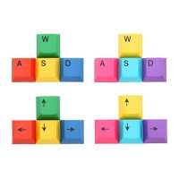 8鍵 彩色增補 PBT熱昇華鍵帽 CMYK RGBY