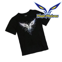Flash Wolves 閃電狼 線風款T恤黑色中性