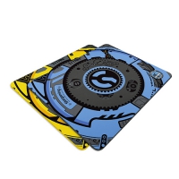 虎符電競 TITAN Elite 滑鼠墊 藍色 黃色