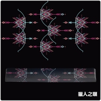 《花生騷 x 硬派精璽》聯名款 獵人之眼 PBT熱昇華空白鍵