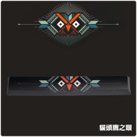 《花生騷 x 硬派精璽》聯名款 貓頭鷹之眼 PBT熱昇華空白鍵