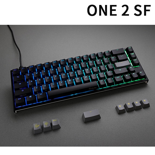 Ducky One 2 SF RGB 65%機械式鍵盤黑蓋中文英文5軸可選_有線_☆機械式 