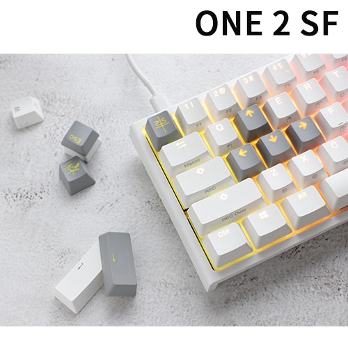 Ducky One 2 SF RGB 65%機械式鍵盤白蓋中文英文5軸可選_有線_☆機械式 