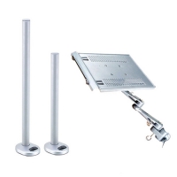 【套餐】LINDY 筆電人體工學長旋臂式支臂+穿孔式支桿