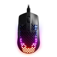 SteelSeries AEROX 3 RGB光學滑鼠 有線 黑色2021版(小鼠貼)