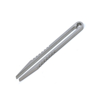 Kelowna 鈦合金鎳子鑷子平口金屬夾子 TC4材質