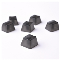 ABS 1U 透明黑 鍵帽 R1 R2 R3 R4 (5入)