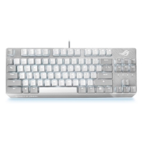 ASUS 華碩 ROG Strix Scope NX TKL 80% 月光白Moonlight White 機械式鍵盤 中文