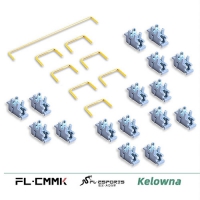 Kelowna 腹靈FL-CMMK 聯名青空鋼板大鍵V3衛星軸