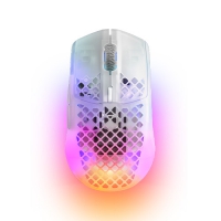 SteelSeries 賽睿 AEROX 3 Wireless Ghost RGB光學滑鼠 無線 白色
