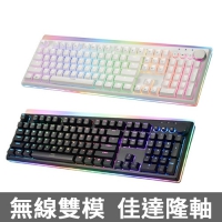 i-Rocks 艾芮克 K71R RGB 無線雙模機械鍵盤 佳達隆軸版 黑色 白色 青軸茶軸紅軸