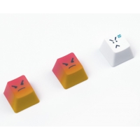 火炎森美 怒 ANGRY REACT  個性 PBT熱昇華鍵帽組