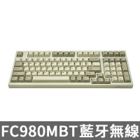 Leopold FC980MBT 藍牙雙模機械式鍵盤 復古白灰 英文
