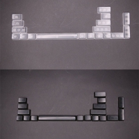 ABS 增補鍵帽 透明 透明黑
