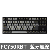 Leopold FC750RBT PD藍牙雙模機械式鍵盤 石墨金 英文