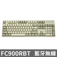 Leopold FC900RBT藍牙雙模機械式鍵盤 復古白灰雙色 英文