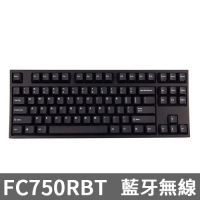 Leopold FC750R BT PD藍牙雙模機械式鍵盤 黑色 英文