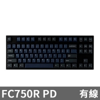 Leopold FC750R PD 機械式鍵盤 深海藍雙色 正刻 英文