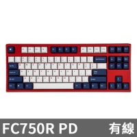 Leopold FC750R PD 機械式鍵盤 美國隊長 英文