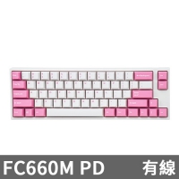 Leopold FC660M PD機械式鍵盤 RITA白粉色 英文