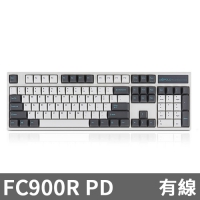 Leopold FC900R PD Sky機械式鍵盤 白深灰色 英文 5軸可選